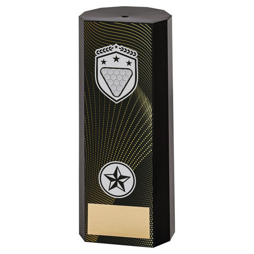 Black Plastic Filled Column Pool/Snooker (1in Cen) - 152mm by Legacy Outfitters