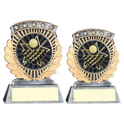 Pew/Gold 5 Star Holder With Vinyl Pool/Snooker Insert & Plate by Legacy Outfitters