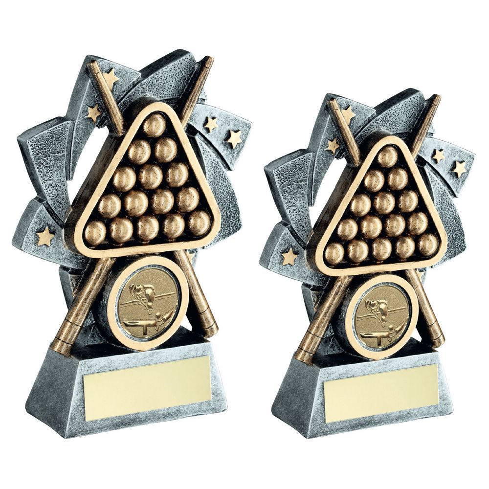 Pew/Gold Pool/Snooker Star Spiral With Plate (1in Centre) by Legacy Outfitters