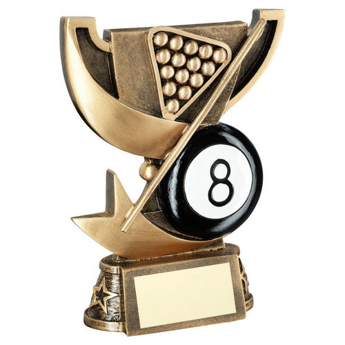 Brz/Gold Cup Range For Pool With Engraving Plate - 127mm by Legacy Outfitters