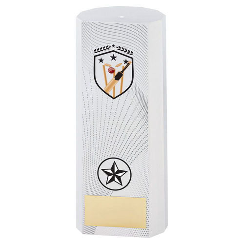 White Plastic Filled Column Cricket (1in Cen) - 152mm by Legacy Outfitters