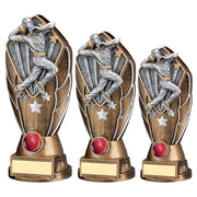 Bz/Silv Diamond Column + Cricket Bowler Disc & Plate (1in Cen) by Legacy Outfitters