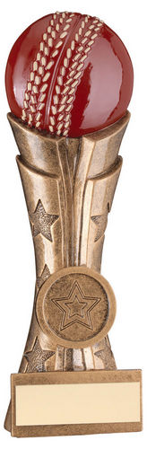 Brz/Pew/Red Cricket On Fluted Flatback With Plate (1in Centre) - 127mm by Legacy Outfitters
