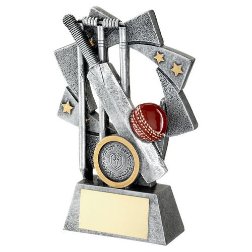 Pew/Gold/Red Cricket Star Spiral With Plate (1in Centre) - 108mm by Legacy Outfitters