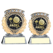 Pew/Gold 5 Star Holder With Vinyl Padel Insert & Plate by Legacy Outfitters