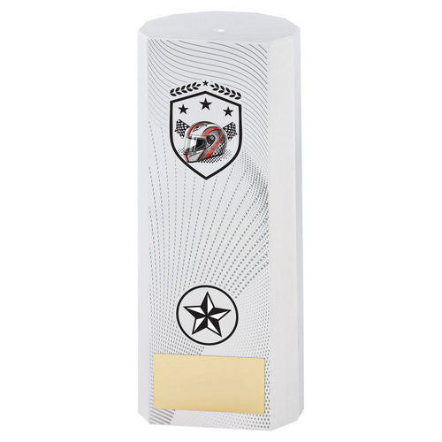 White Plastic Filled Column Motor Sport (1in Cen) - 152mm by Legacy Outfitters