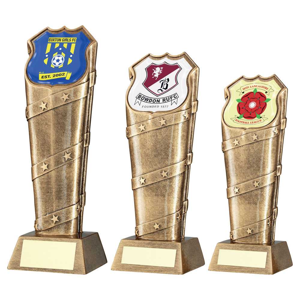 Brz/Gold Column Special Shield Holder With Plate (Sp Shield Centre) by Legacy Outfitters