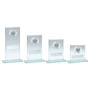 Jade Glass With Silver Wreath And Plate (1in Centre) by Legacy Outfitters