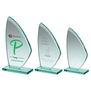Jade Glass Sail Plaque (10mm Thick) by Legacy Outfitters