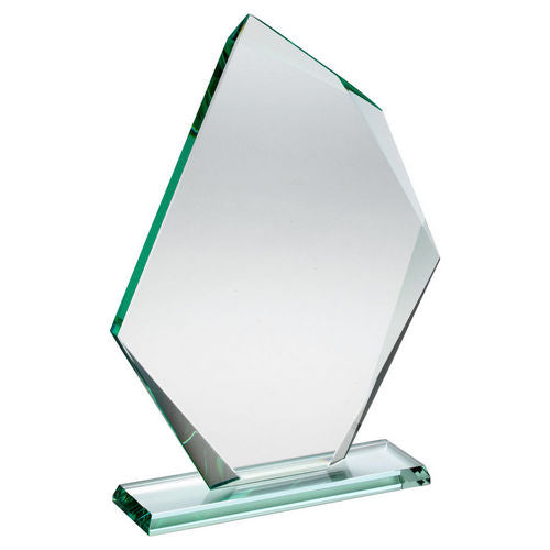 Jade Glass Offset Diamond Plaque (10mm Thick) - 197mm by Legacy Outfitters