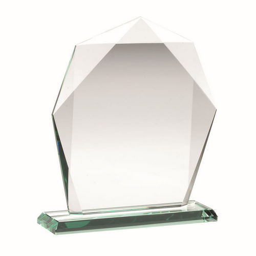 Jade Glass Heptagon (10mm Thick) - 165mm by Legacy Outfitters