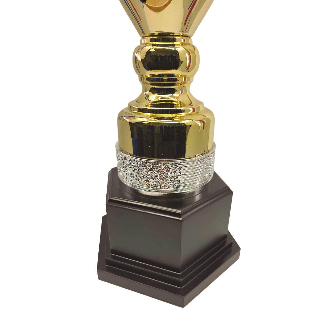Legacy Cup Gold Trophy Base by School Badges UK
