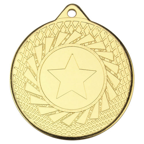 Blade Medal (1in Centre) - 50mm - Gold by Legacy Outfitters