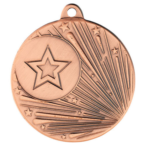 Shooting Star Medal (1in Centre) - 50mm - Bronze by Legacy Outfitters