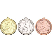 Football Multi Line Medal - 50mm by Legacy Outfitters