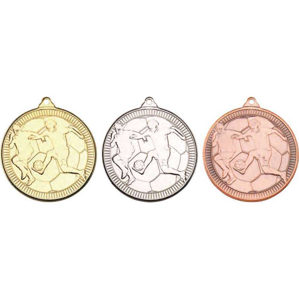 Football Multi Line Medal - 50mm by Legacy Outfitters