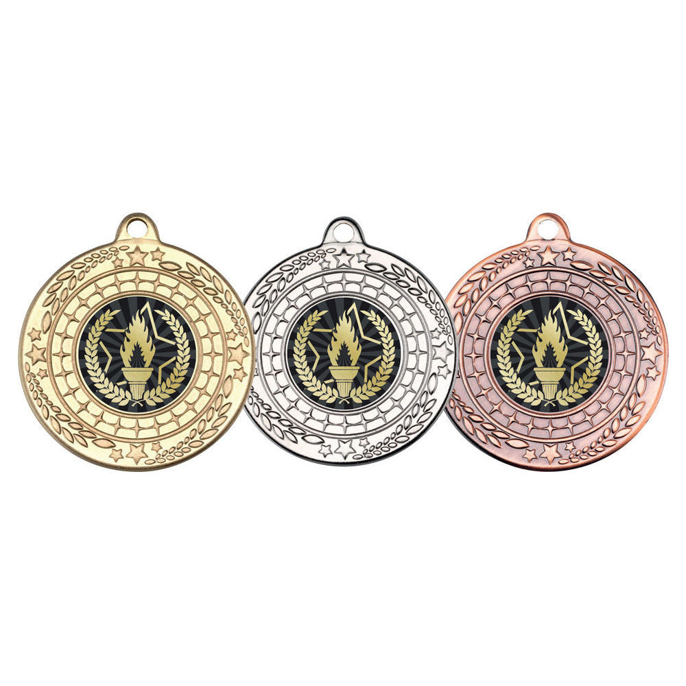 Stars And Leaf Medal (1in Centre) - 50mm by Legacy Outfitters