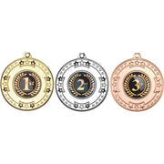 Tri Star Medal (1in Centre) - 50mm by Legacy Outfitters