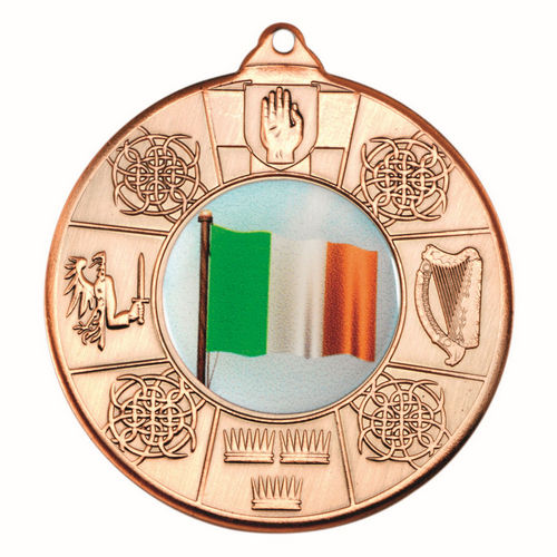 Four Provinces Medal (1in Centre) - 50mm - Bronze by Legacy Outfitters