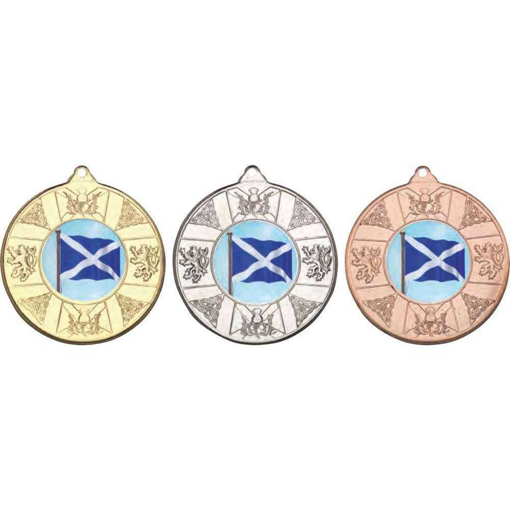 Scotland Medal (1in Centre) - 50mm by Legacy Outfitters