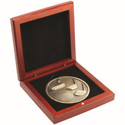 ROSEWOOD MEDAL BOX (70mm RECESS) - 4.25in