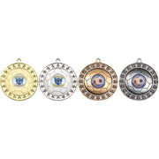 Football Medal Large (1in Centre) - 70mm by Legacy Outfitters