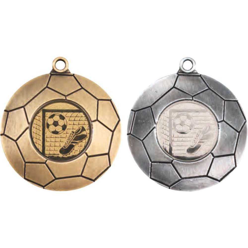 Domed Football Medal (1in Centre) - 50mm by Legacy Outfitters