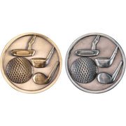 Golf Clubs Medallion - 70mm by Legacy Outfitters