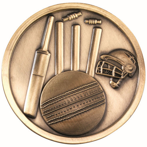 Cricket Medallion - 70mm - Antique Gold by Legacy Outfitters
