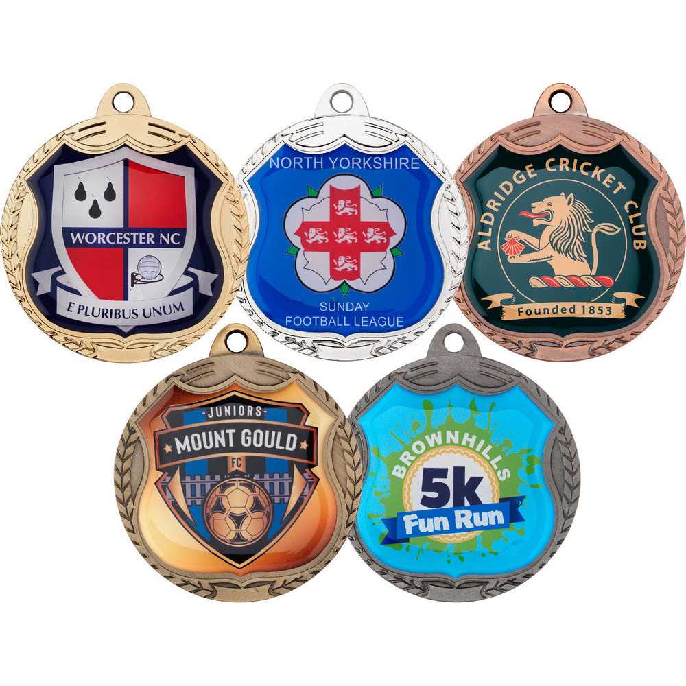 Wreath Medal (Takes Sp Shield Centre) - 70mm by Legacy Outfitters