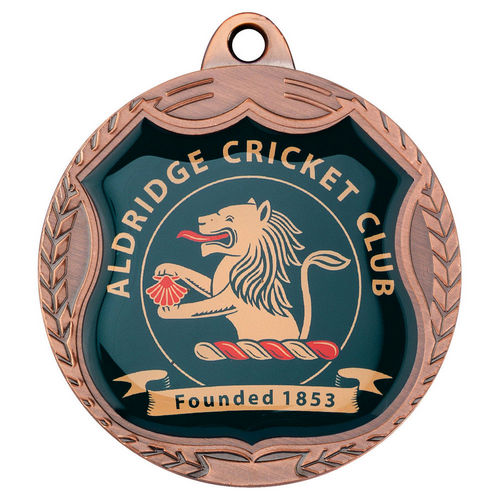 Wreath Medal (Takes Sp Shield Centre) - 70mm - Bronze by Legacy Outfitters