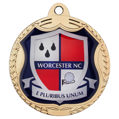 Wreath Medal (Takes Sp Shield Centre) - 70mm - Gold by Legacy Outfitters