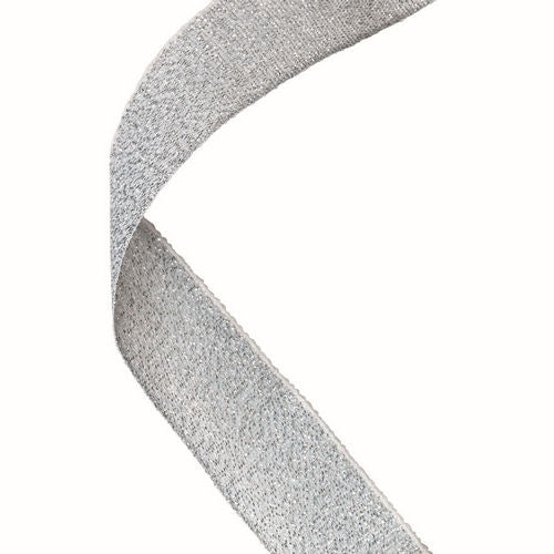 MEDAL RIBBON SILVER - 30 X 0.875in