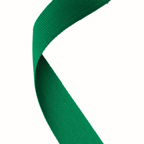 MEDAL RIBBON GREEN - 30 X 0.875in