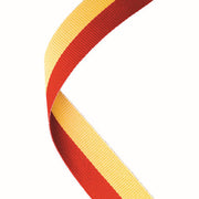 MEDAL RIBBON RED/YELLOW - 30 X 0.875in