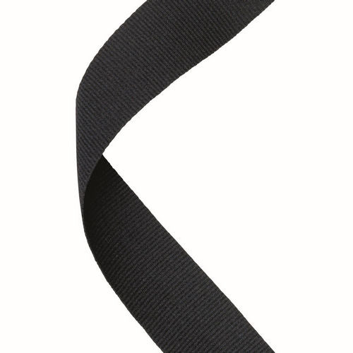 MEDAL RIBBON BLACK - 30 X 0.875in