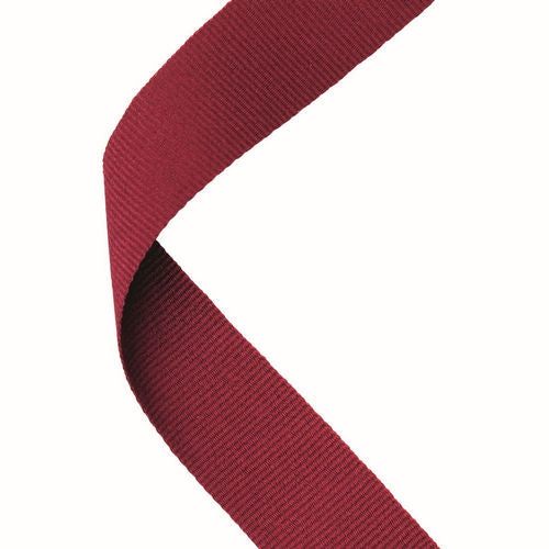 MEDAL RIBBON MAROON - 30 X 0.875in