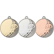 Rugby Two Colour Medal - 50mm by Legacy Outfitters