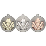 Victory Torch Two Colour Medal - 50mm by Legacy Outfitters