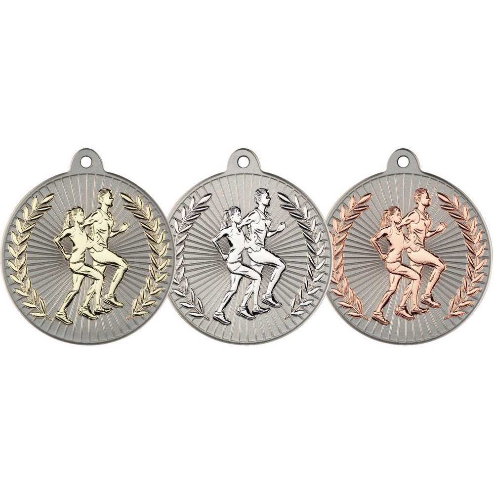 Running Two Colour Medal - 50mm by Legacy Outfitters