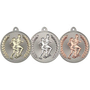 Running Two Colour Medal - 50mm by Legacy Outfitters