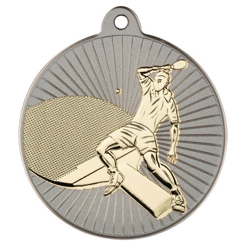 Table Tennis Two Colour Medal - 50mm - Matt Silver/Gold by Legacy Outfitters