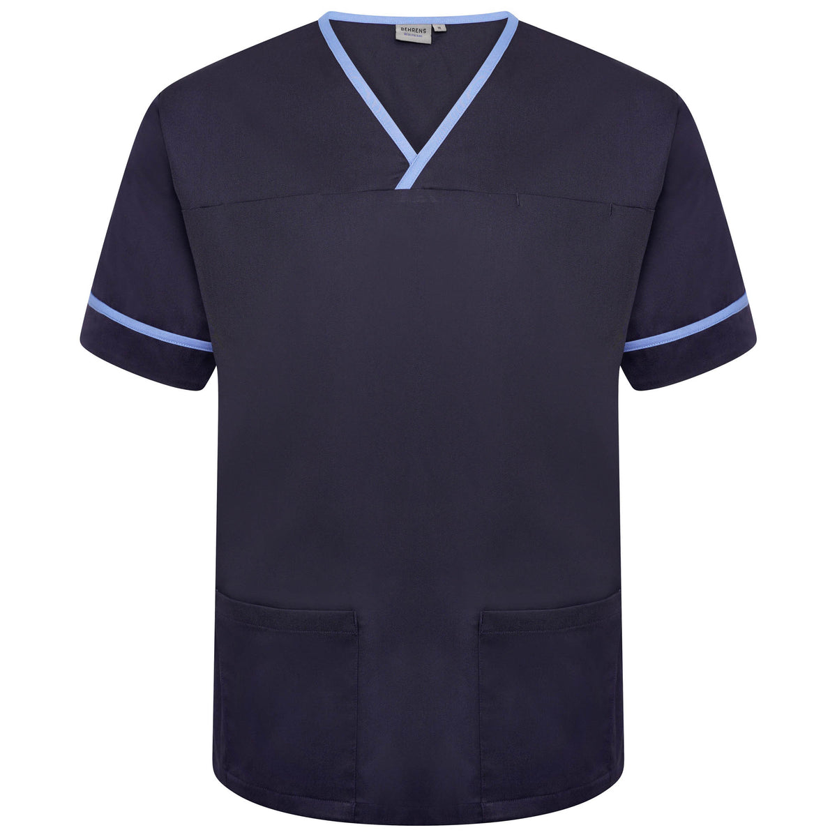Contrast Trim Smart Scrub Top