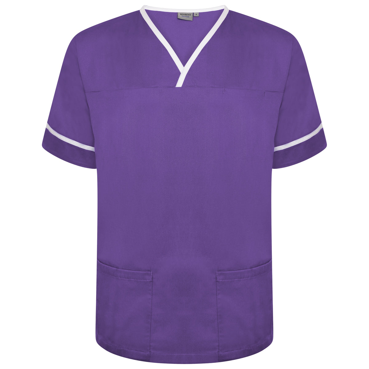 Contrast Trim Smart Scrub Top