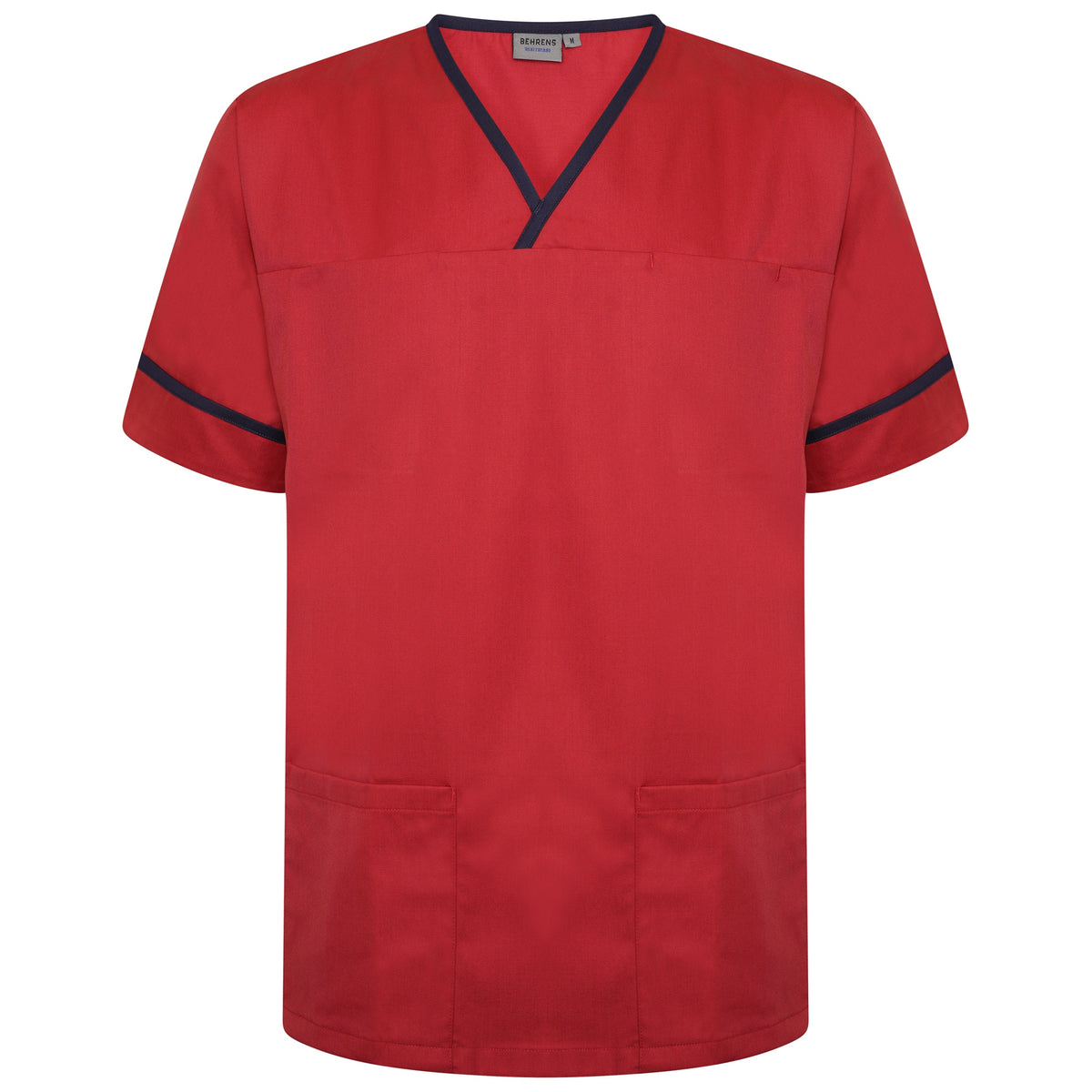 Contrast Trim Smart Scrub Top