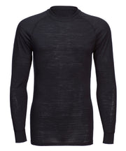 Merino wool crew neck long sleeve top