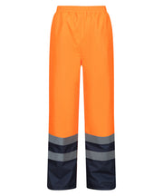Pro hi-vis insulated overtrousers