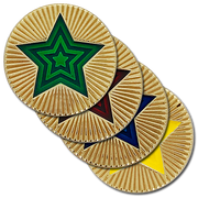 Round Star Badge by School Badges UK