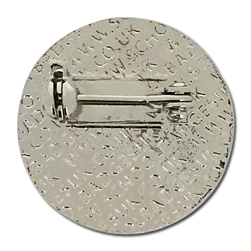 Round Star Metal Badge by School Badges UK