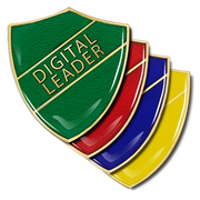 Digital Leader Shield Badge by School Badges UK
